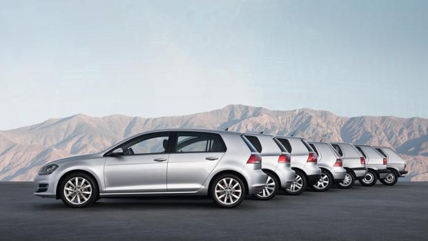 Siete generaciones del Volkswagen Golf