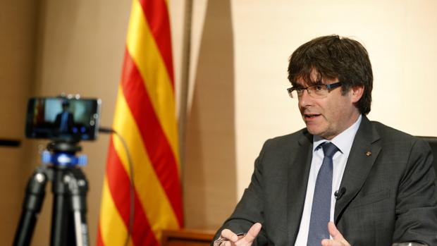 El presidente de la Generalitat, Carles Puigdemont