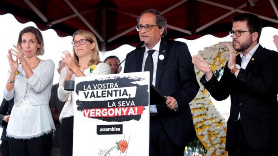 Propaganda separatista en el 17-A