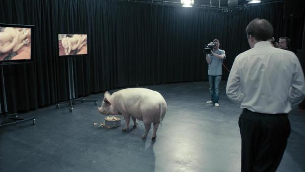 Una escena de The National Anthem, el primer capítulo de la primera temporada de Black Mirror