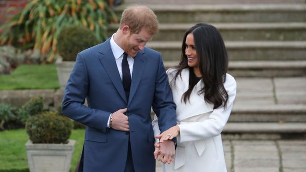 El Príncipe Harry Meghan Markle, el día del anuncio de su compromiso
