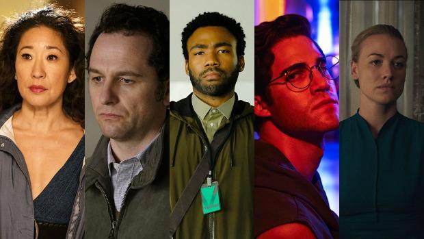 Sandra Oh, Matthew Rhys, Donald Glover, Darren Criss e Yvonne Strahovski