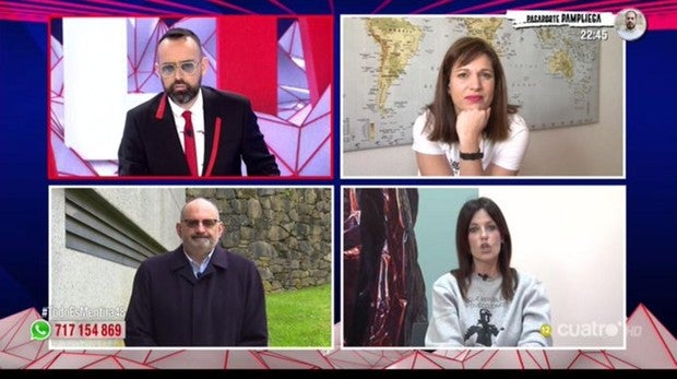 Imagen de la conexión en directo en «Todo es mentira»