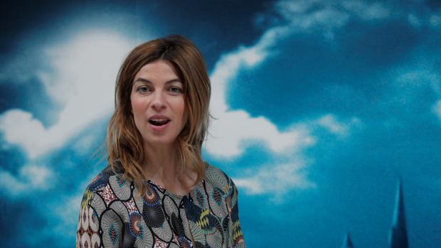 Natalia Tena, durante la presentación de la exposición en Valencia