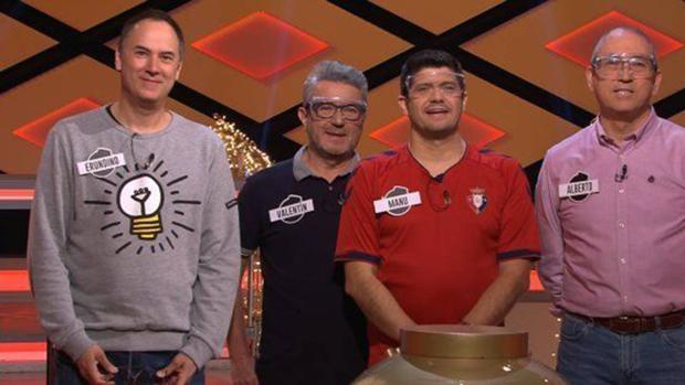 Los Lobos de «¡Boom!», durante uno de los programas