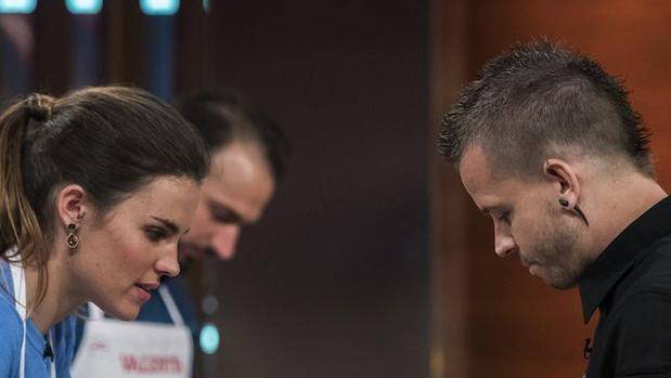El chef Dabid Muñoz durante la primera prueba de la final de «MasterChef»