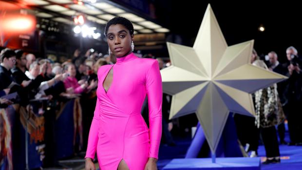 Lashana Lynch, en la presentación en Londres de Capitana Marvel