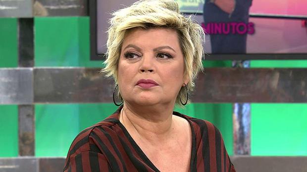 Terelu Campos en el plató de «Sálvame»