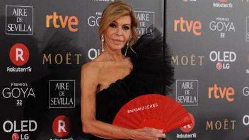 Bibiana Fernández en la gala de los Goya