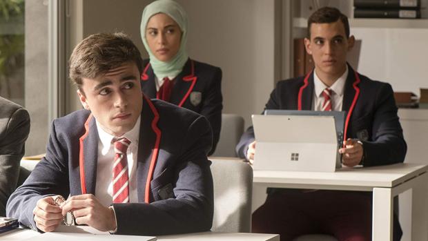 Los protagonistas de «Élite», en una imagen de archivo