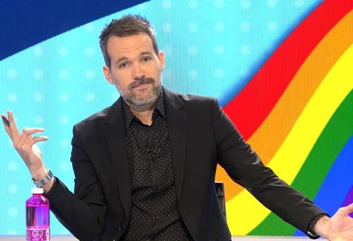 Javier Gómez, el pasado viernes, en «Todo es mentira», el programa de humor y actualidad de Cuatro