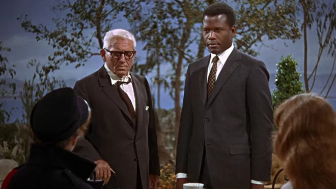 Sidney Poitier, con Spencer Tracy, en &#039;Adivina quién viene esta noche&#039;