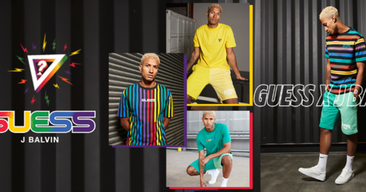 Ríndete a la nueva colección a todo color de J Balvin para Guess