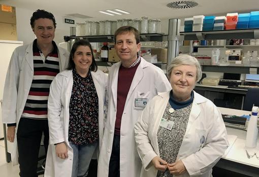 De izquierda a derecha: Sergio Valdés, Eva García, Gabriel Olveira y Gemma Rojo