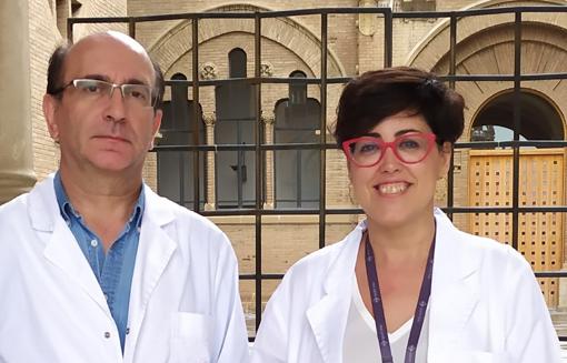 Jose Martinez and Cristina Rodriguez, CIBERCV-CSIC-St Pau researchers.