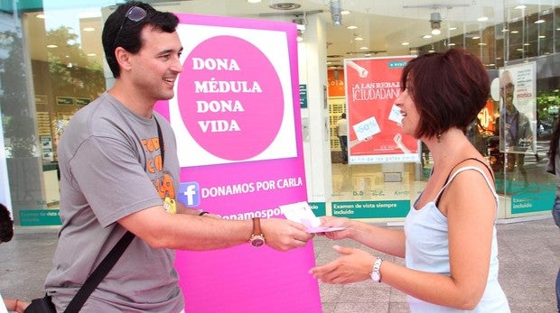 Campaña para promover la donación de médula en Sevilla
