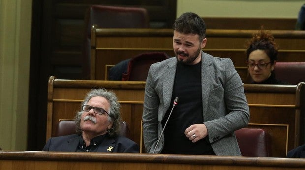 Gabriel Rufián en el Congreso