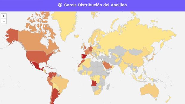 Resultados de la búsqueda 'García' en todo el mundo