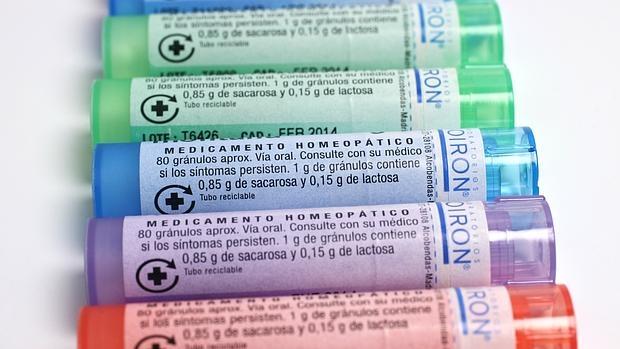 Varios productos de homeopatía