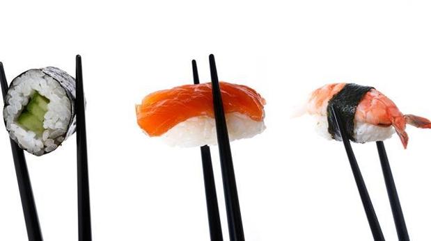 Piezas de sushi