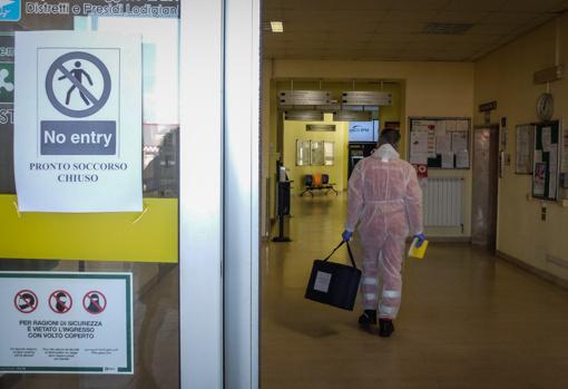El hospital de la ciudad italiana donde se reguistraron las primeras muertes por coronavirus