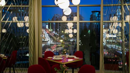 Vistas a la Gran Vía madrileña
