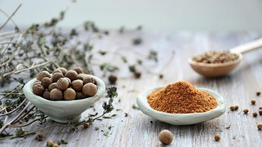 Varios tipos de pimienta