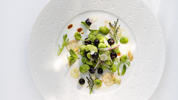 Uno de los platos del restaurate Arpège