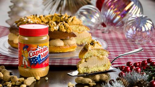 El roscón de crema de cacahuete de Levadura Madre