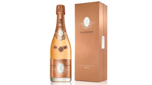 El champagne Cristal Rosé 2002 de Louis Roederer