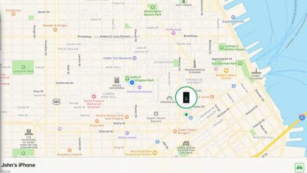 La aplicación de Apple Find My