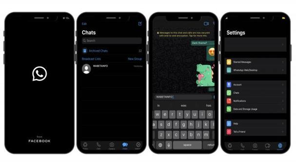 Así será el modo oscuro de WhatsApp en teléfonos iPhone