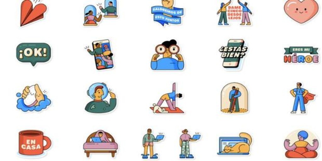 C mo descargar los nuevos  stickers   de WhatsApp  y la OMS 