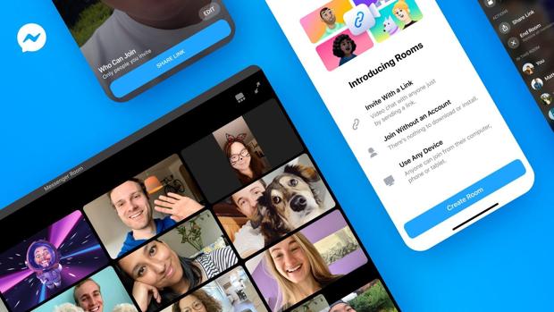 Asà es Messenger Rooms: la alternativa de Facebook a Zoom con videollamadas de hasta 50 personas
