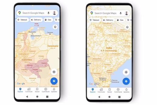 Google Maps lanza una nueva herramienta para informar sobre los casos de Covid-19
