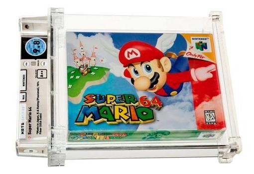 Imgen del Super Mario 64 que alcanzó 1,5 millones de dólares