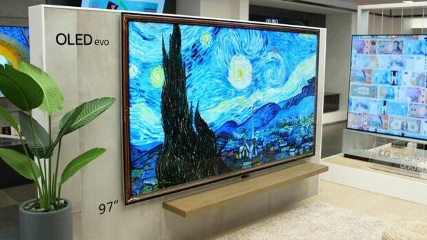 LG sorprende en CES con el primer televisor OLED de 97 pulgadas del mundo