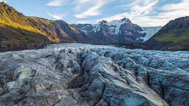 Una imagen del glaciar Vatnajokull, el mayor de Islandia