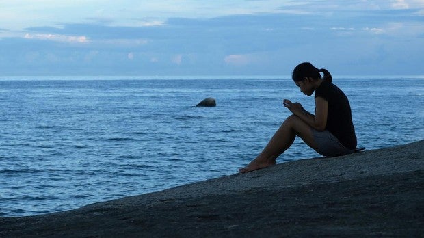 «Momento móvil» en la playa