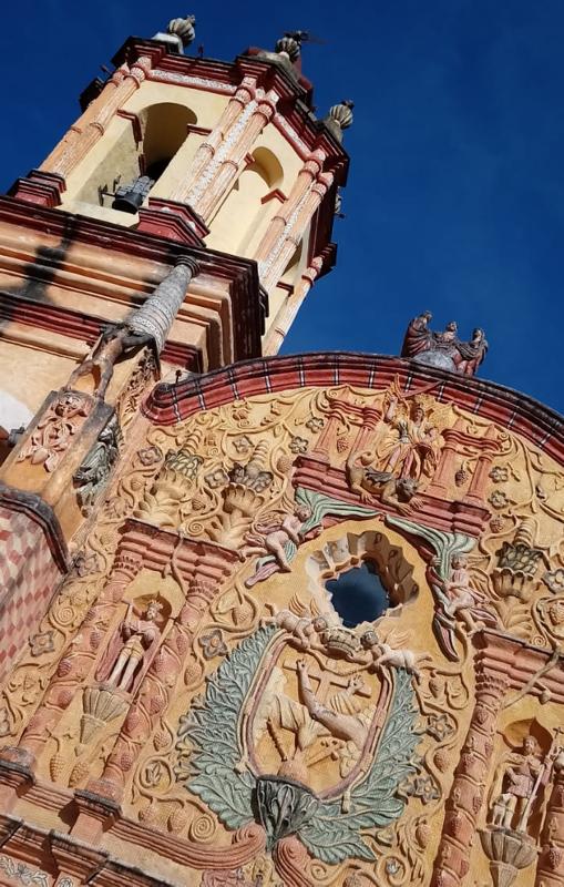 Misión franciscana de San MIguel Arcángel de Concá, en Sierra Gorda, estado de Querétaro