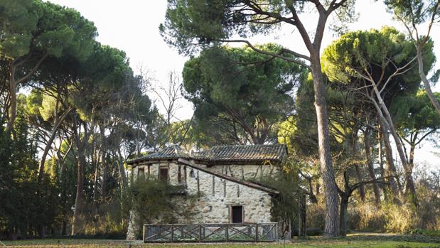 Casita de la Vieja en el Parque de El Capricho