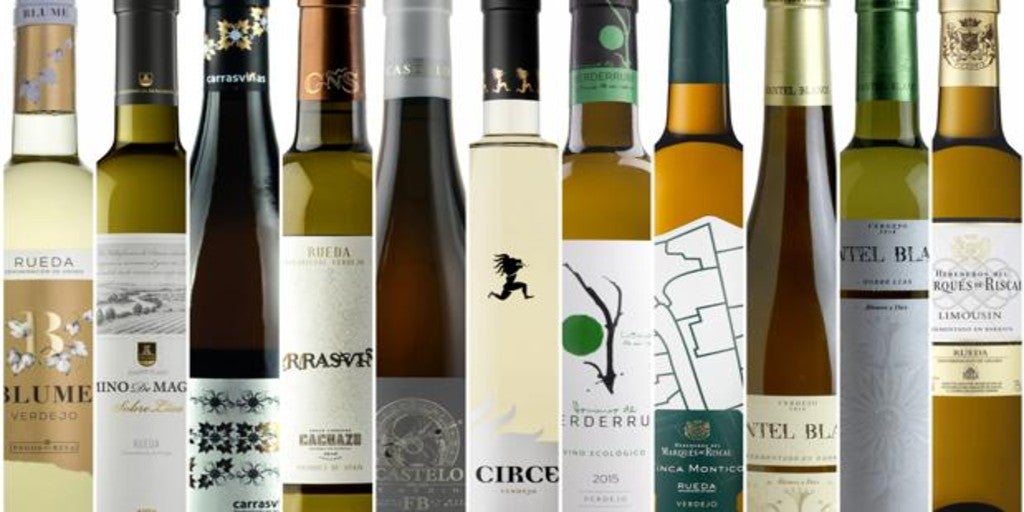 Once verdejos de Rueda entre los que podrás elegir un buen vino blanco