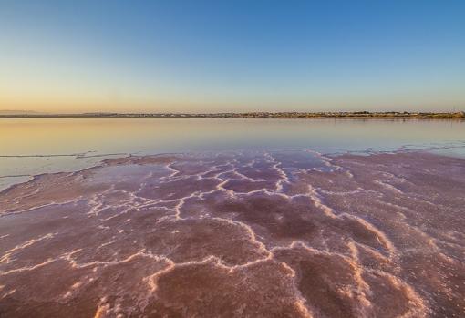 Pink lagoon of Torrevieja