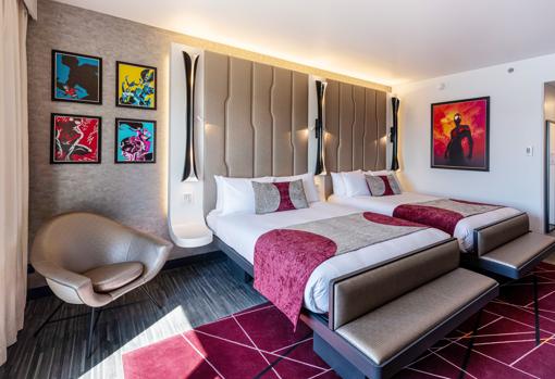 Una de las habitaciones del nuevo hotel centrado en los personajes del universo Marvel
