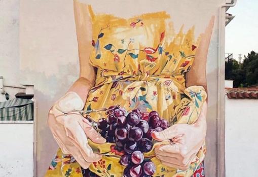 A Woman with a Bunch of Grapes, by Cristian Blanxer and Víctor García 'Repo'