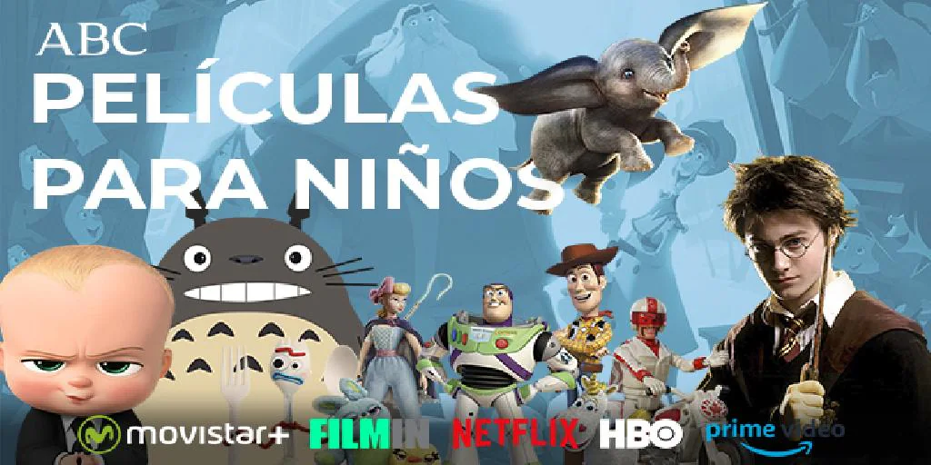 Las mejores películas para niños en Movistar, Netflix, Filmin, HBO y Amazon